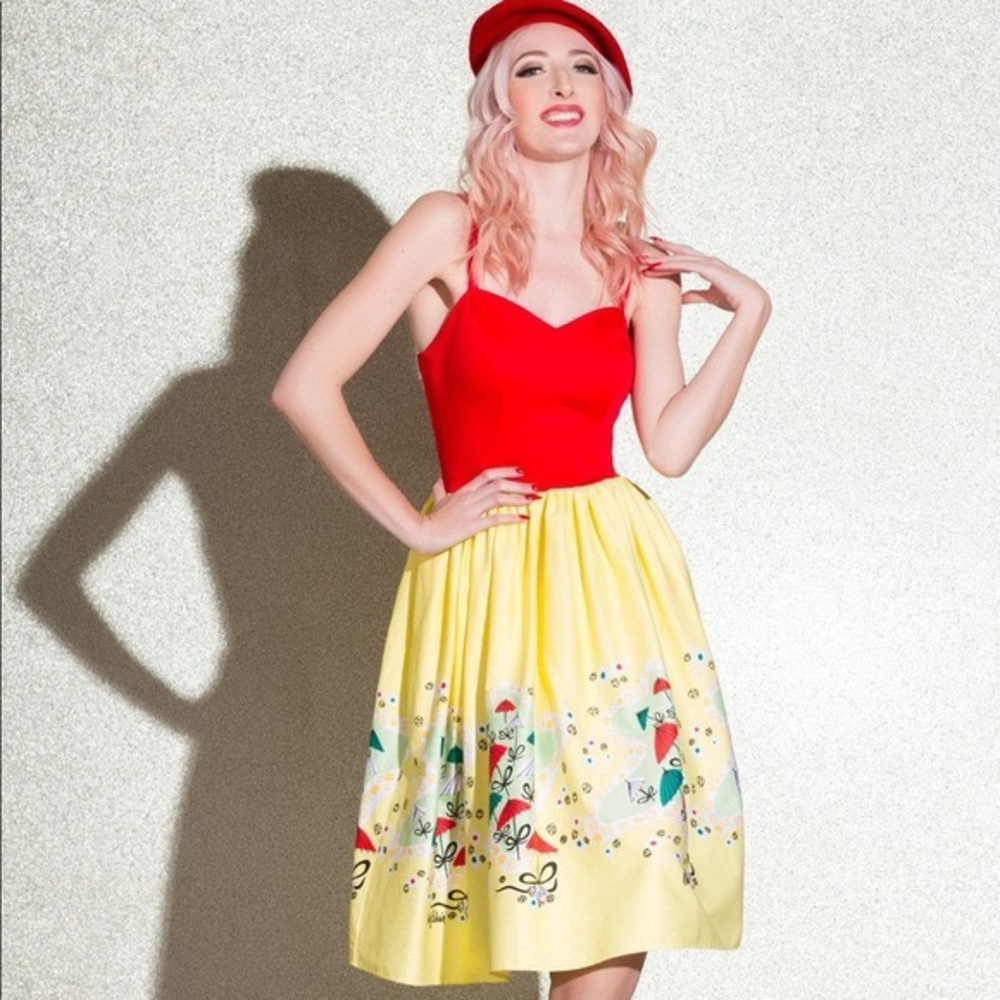 Pinup Couture Audrey Dress Mary Blair Umbrella Disney